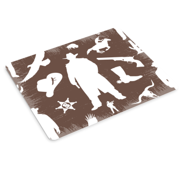 Cowboy és lovak mintás egérpad - TenStickers