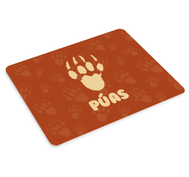 Medve mancs nyoma mouse pad eredeti - TenStickers