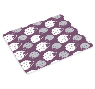 Aranyos sündisznó motívum mouse pad minták - TenStickers