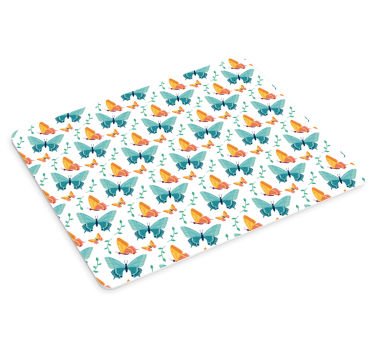Bicolor pillangók egér szőnyeg - TenStickers