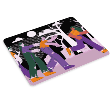 Stílusos csoportos séta egérpad eredeti - TenStickers