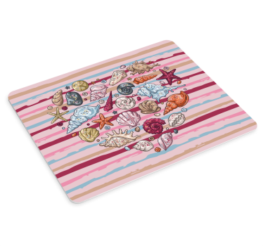 Színes kagyló gyűjtemény mouse pad eredeti - TenStickers