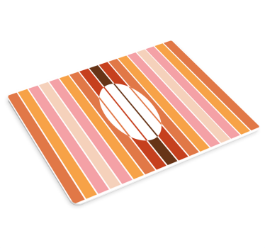 Színes csíkos elrendezés mouse pad minták - TenStickers