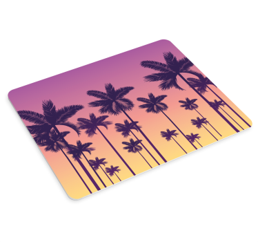 Pálmafa sziluett egérpad minták - TenStickers