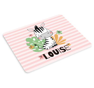 Aranyos zebra karakter mouse pad eredeti - TenStickers