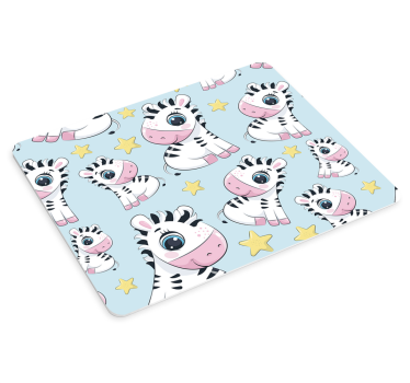 Cuki zebra karakterek mouse pad eredeti - TenStickers
