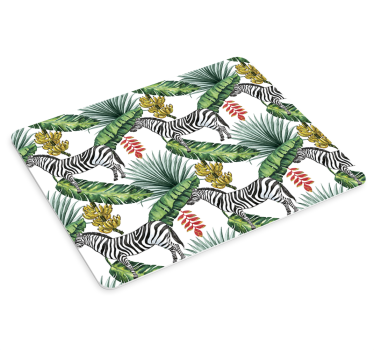 Zebra levéllenyomat mouse pad minták - TenStickers