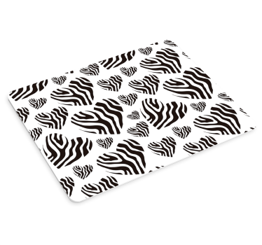 Zebra szív motívum egérpad minták - TenStickers