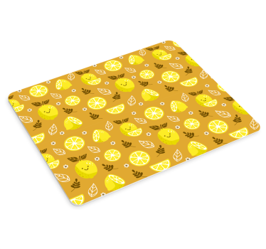 Vidám citrom minta egérpad minták - TenStickers