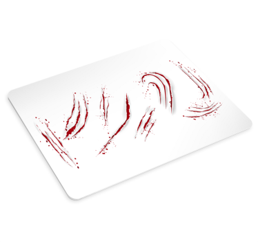 Fierce scratch pattern játékos egérpad - TenStickers