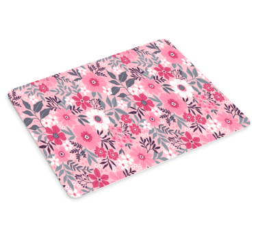 Virágos rózsaszín motívum mouse pad minták - TenStickers