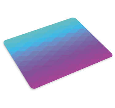 Geometriai gradiens hullámok mouse pad minták - TenStickers