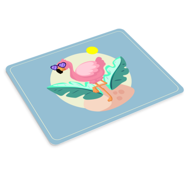Menő flamingó napfény egérpad eredeti - TenStickers
