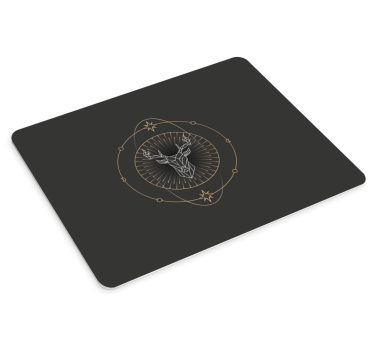 Stilizált szarvas illusztráció - eredeti egérpad - TenStickers