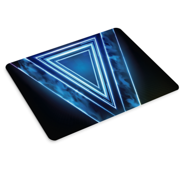 Neon háromszög rétegek egérpad minták - TenStickers