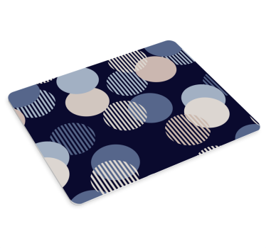 Kör alakú geometriai formák egérpad minták - TenStickers