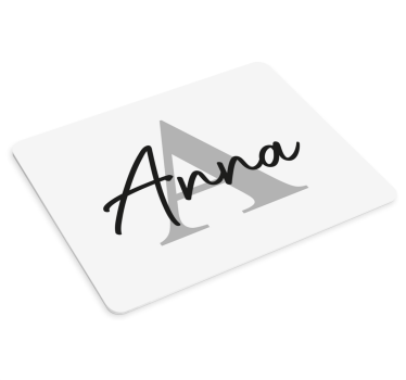 Nagy kezdő- és megnevezésű egyedi egerek - TenStickers