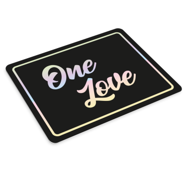 Egy szerelem idézet mouse pad outes - TenStickers