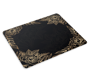 Elegáns virágos minták mouse padokhoz - TenStickers