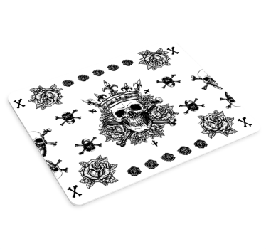 Bonyolult koponya rózsák mouse pad eredeti - TenStickers