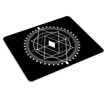 Geometrikus mandala minták egérpadhoz - TenStickers
