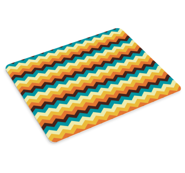 Színes cikkcakk minták mouse pad minták - TenStickers
