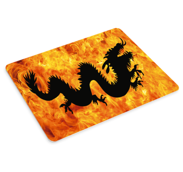 Lángoló sárkány eredeti egérpad - TenStickers