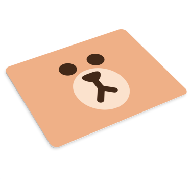Aranyos medvearc eredeti mouse pad - TenStickers