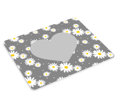 Százszorszép szív minta mouse pad minták - TenStickers