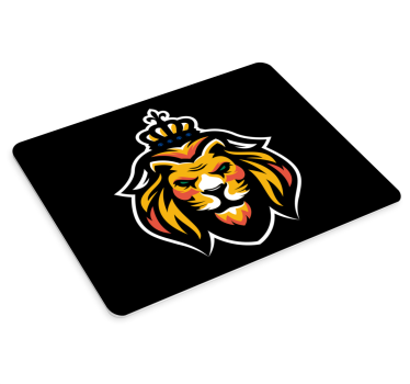 Oroszlánkirály embléma egérpad szerencsejáték - TenStickers