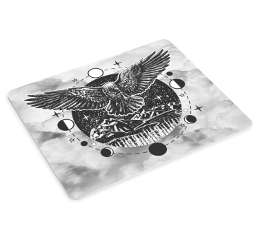 Fenséges madárrepülés mouse pad szerencsejáték - TenStickers