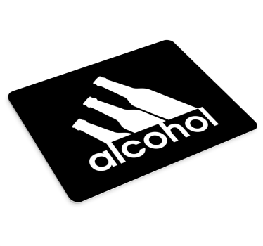 Alkoholos vicces egérpad idézőjelekkel - TenStickers