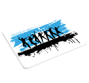Eredeti egérpad árnyékolt ünnepi jelenet - TenStickers