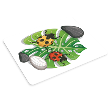 Színes rovarok elrendezése mouse pad eredeti - TenStickers