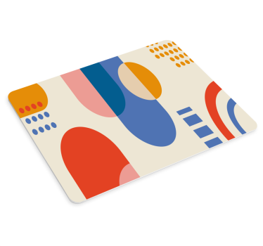Geometrikus színkeverék egérpad minták - TenStickers
