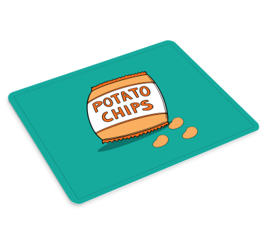 Snack csomagolás illusztráció - egzotikus egérpad - TenStickers