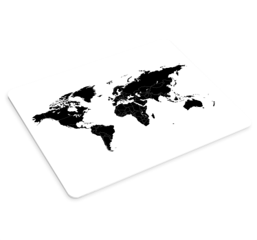 Stilizált világkép egérpad - TenStickers
