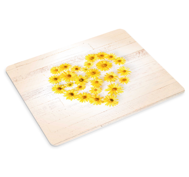Virágos szívkompozíció egérpad eredeti - TenStickers