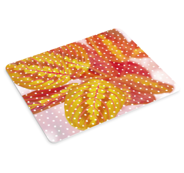 Színes levél minták mouse pad minták - TenStickers