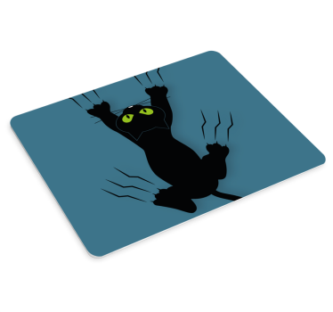 Vicces macska megragadta az egérpad eredeti egérpadját - TenStickers