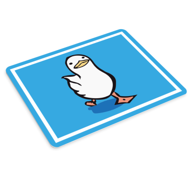 Bájos rajzfilm kacsa egérpad eredeti - TenStickers
