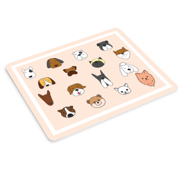Aranyos lények kifejezései mouse pad eredeti - TenStickers