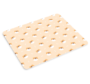 Vidám shiba arcok mouse pad eredeti - TenStickers