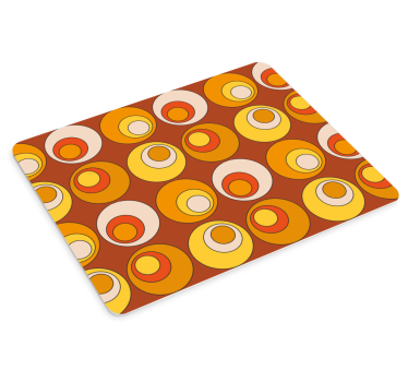 Színes kör minták - mouse pad minták - TenStickers