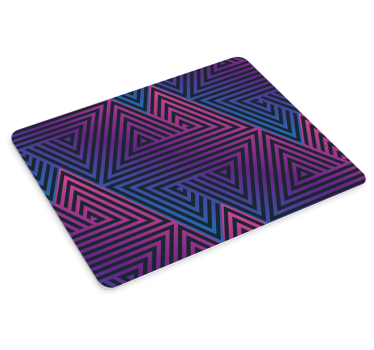 Élénk háromszögű vonalak mouse pad minták - TenStickers
