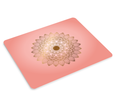 Elegáns virágos mandala egérpad minták - TenStickers