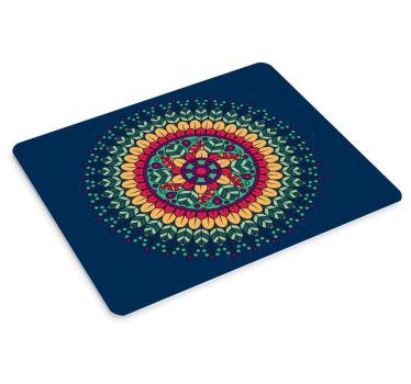 Virág mandala egérpárna minták - TenStickers
