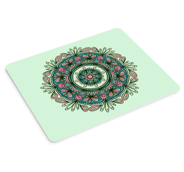 Bonyolult virág mandala egérpad minták - TenStickers