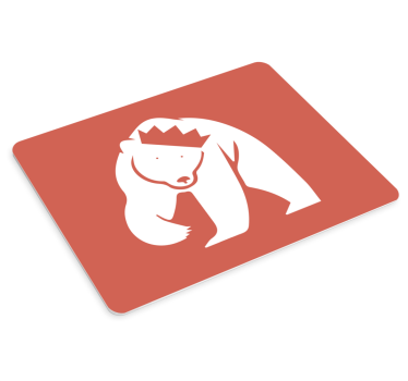 Királyi medve design eredeti egérpad - TenStickers