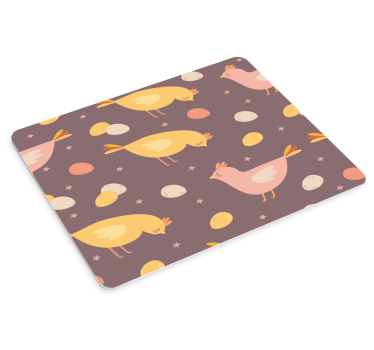 Cuki tyúkok és tojások mouse pad eredeti - TenStickers
